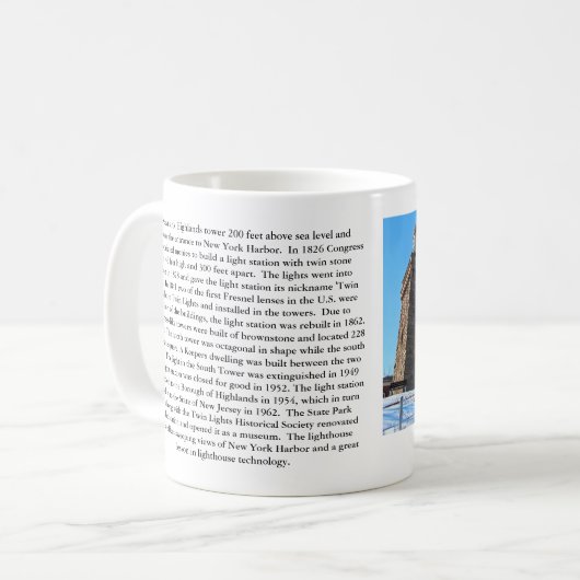 Twin Lights of Navesink, Mok New Jersey (Voorkant links)