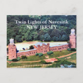 Twin Lights of Navesink, New Jersey Briefkaart (Voorkant)
