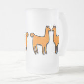 Twin Llamas Matglas Bierpul (Voorkant rechts)