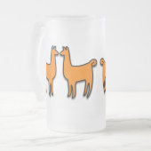 Twin Llamas Matglas Bierpul (Voorkant links)