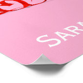 Twin Love Nursery gepersonaliseerd Poster (Hoek)