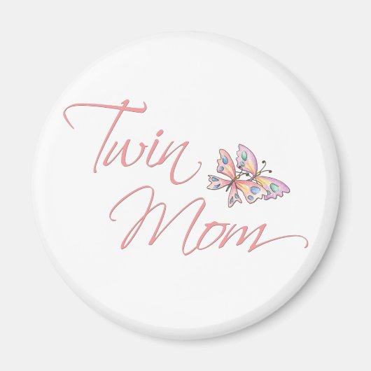 Twin Ma Butterflies Magneet (Voorkant)