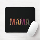 Twin Mama Mothers Day Squared Mommy Leopard New Mo Muismat (Met muis)