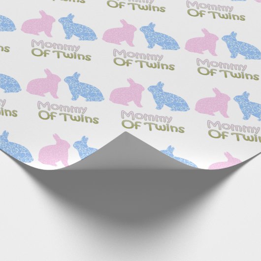 Twin mammie cadeaupapier (Hoek)