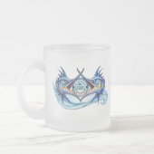 Twin Marlin Classic Mok, 11 oz Matglas Koffiemok (Links)