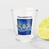 Twin Marlin Shot Glass Glas (Voorkant)