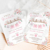 Twin Meisjes Roze Babykleding Meisje Baby shower
