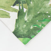 Twin Milestone woodland baby growth tracker no-bg Fleece Deken (Hoek)