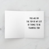 TWIN-MISS YOU BIJ DE THANKSGIVING FEESTDAGEN KAART (Binnen)