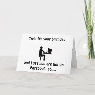 ***TWIN***-NIET OP FACEBOOK ZODAT ER EEN KAART VOO
