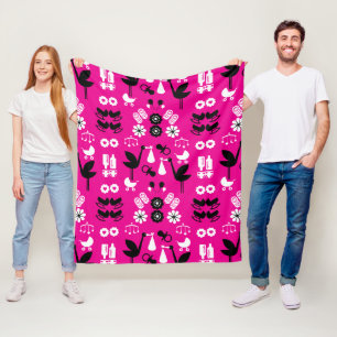 Twin non-gender stalkbevalling fleece deken