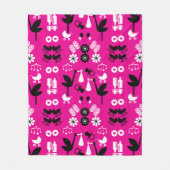 Twin non-gender stalkbevalling fleece deken (Voorkant)