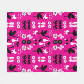 Twin non-gender stalkbevalling fleece deken (Voorkant (Horizontaal))