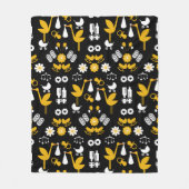 Twin non-gender stalkbevalling fleece deken (Voorkant)