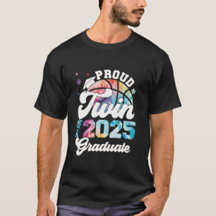 Twin of a 2025 Afstuderen Tie Dye Senior Afstudere T-shirt