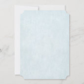 TWIN Olifant Baby shower Invitation Kaart (Achterkant)