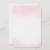 TWIN Olifant Bloemen Baby shower Uitnodiging (Achterkant)