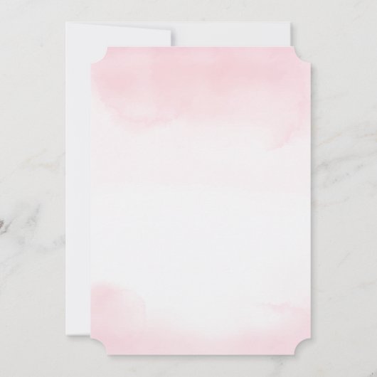 TWIN Olifant Bloemen Baby shower Uitnodiging (Achterkant)