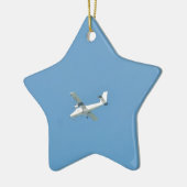 Twin Otter in Flight Keramisch Ornament (Links)