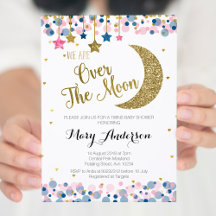 Twin Over the Moon Baby shower