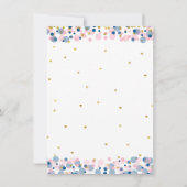 Twin Over the Moon Baby shower Kaart (Achterkant)