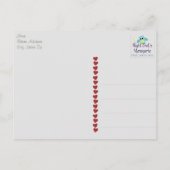 Twin Owls Baby shower Bedankt Briefkaart (Achterkant)