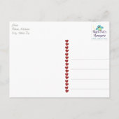 Twin Owls Boy & Girl Bedankt Briefkaart (Achterkant)