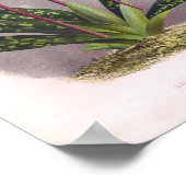 Twin Paars Orchids -Cypripedium Moensianum Poster (Hoek)