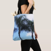 Twin Palm Skyview Breeze Design Tote Bag (Dichtbij)