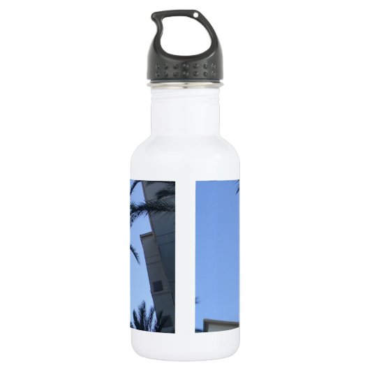 Twin Palm Tree fotoprint Waterfles (Achterkant)