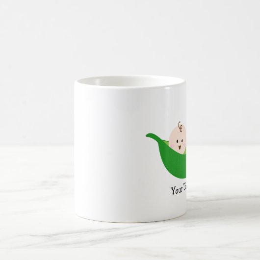 Twin Pea Pods (aanpasbaar) Koffiemok (Center)