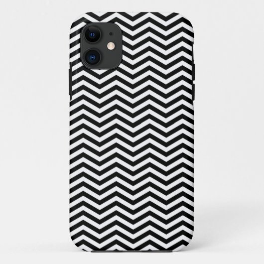 Twin Peaks Black en White Chevron iPhone 5 Hoesje (Achterkant)