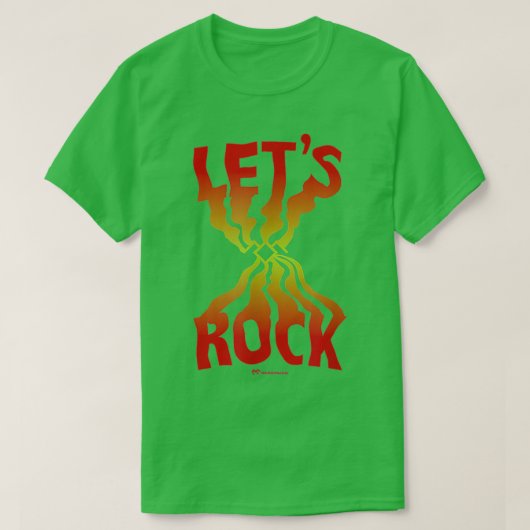 Twin Peaks Lets Rock T-shirt (Design voorkant)