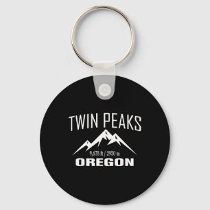 Twin Peaks Oregon Klimmen Top Club Buiten Gif Sleutelhanger