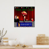 Twin Peaks Retro Video Game Poster - Black Lodge (Keuken)