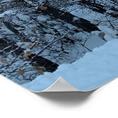 Twin Peaks Snowy Moon Poster (Hoek)