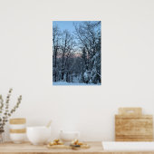 Twin Peaks Snowy Moon Poster (Keuken)