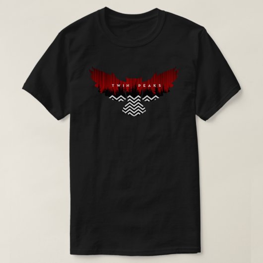 Twin Peaks Sticker T-shirt (Design voorkant)