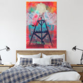 Twin Peaks Sutro Overload San Francisco Canvas Afdruk (Insitu (Slaapkamer))