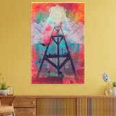 Twin Peaks Sutro Overload San Francisco Canvas Afdruk (Insitu (Woonkamer))