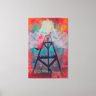 Twin Peaks Sutro Overload San Francisco Canvas Afdruk