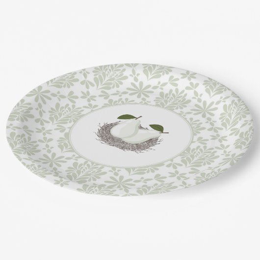  Twin Pear in Nest Paper Bord (Gekanteld)