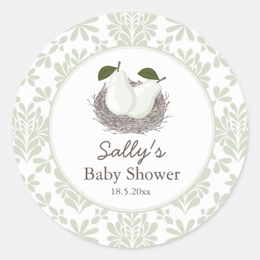 Twin Pear Nest Sticker (Voorkant)