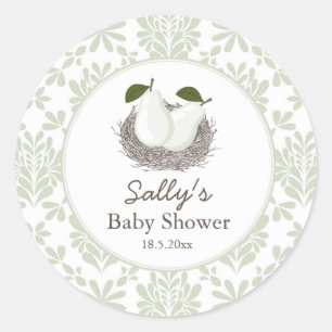 Twin Pear Nest Sticker