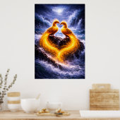 Twin Phoenixes of Eternal Light Poster (Keuken)