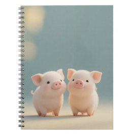 Twin Piggies Joy Notitieboek