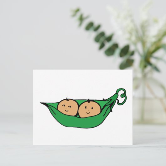 Twin Pod Graphic Briefkaart (Staand voorkant)