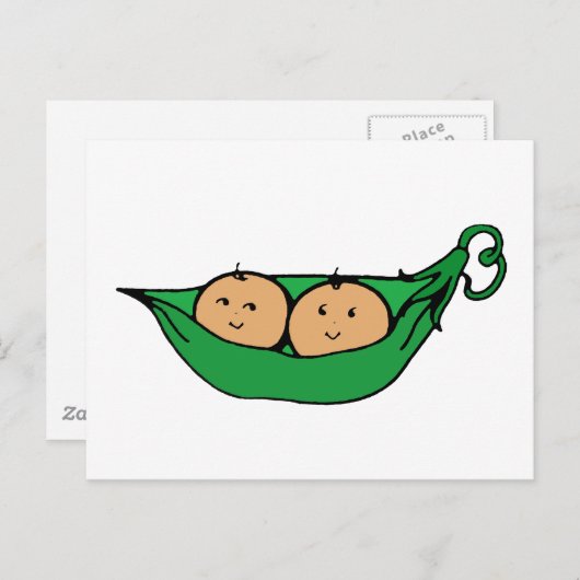 Twin Pod Graphic Briefkaart (Voorkant / Achterkant)