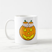 Twin Pumpkin Babies Graphic Koffiemok (Links)