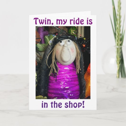TWIN-RIDE IS IN DE WINKEL / KON NIET MISSEN "UW VE KAART (Voorkant)